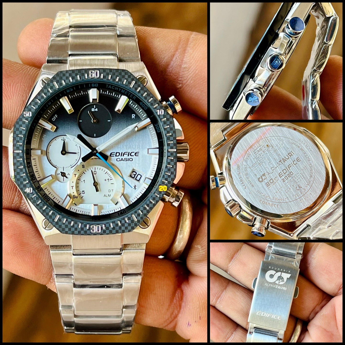 CASIO EDIFICE BEST HIGH PREMIUM QUALITY PURE JAPAN MACHINE Scuderia Alpha Tauri