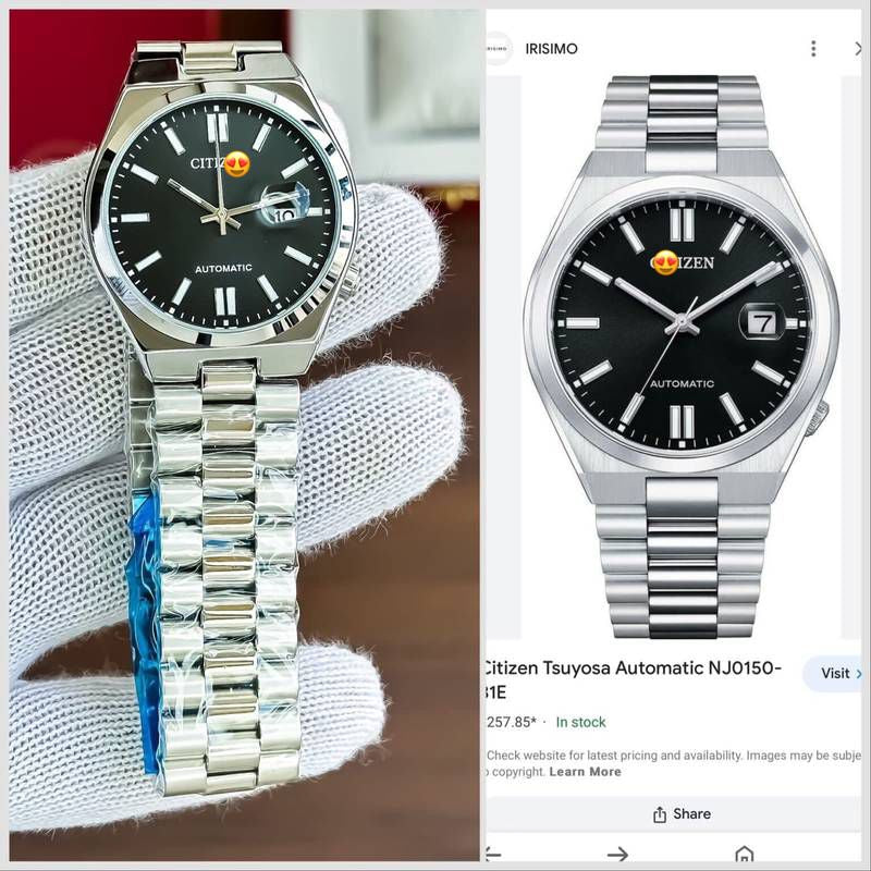 Citiz*n Analog Black Dial