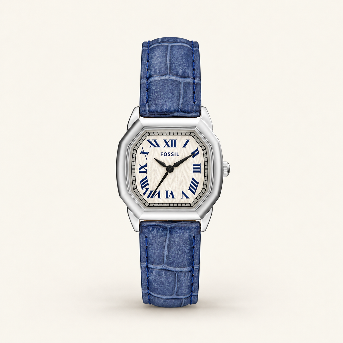 Fossil Harlow Navy Blue Leather Strap
