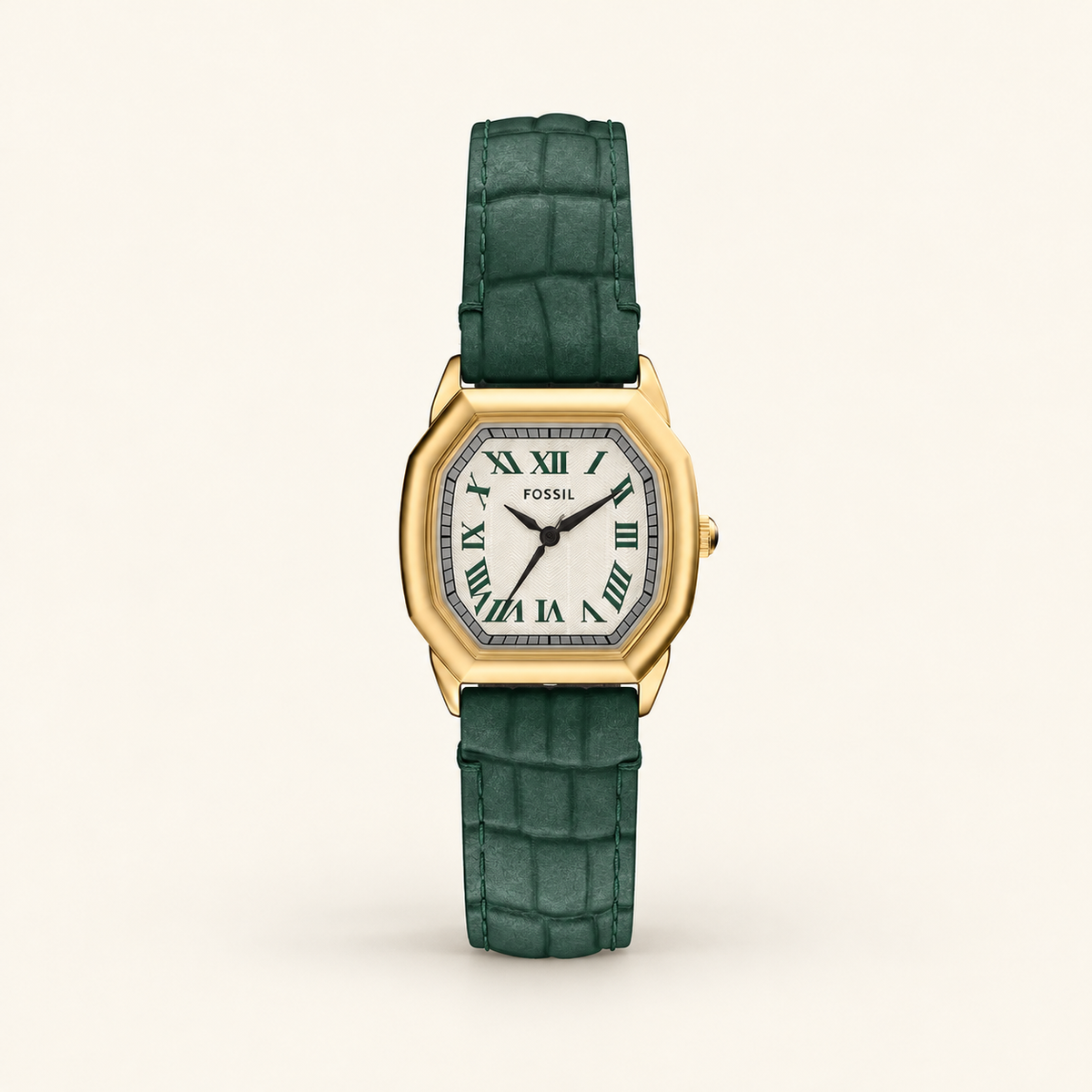 Fossil Harlow Green  Leather Strap