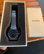 CASIO ANALOG MTP SILVER