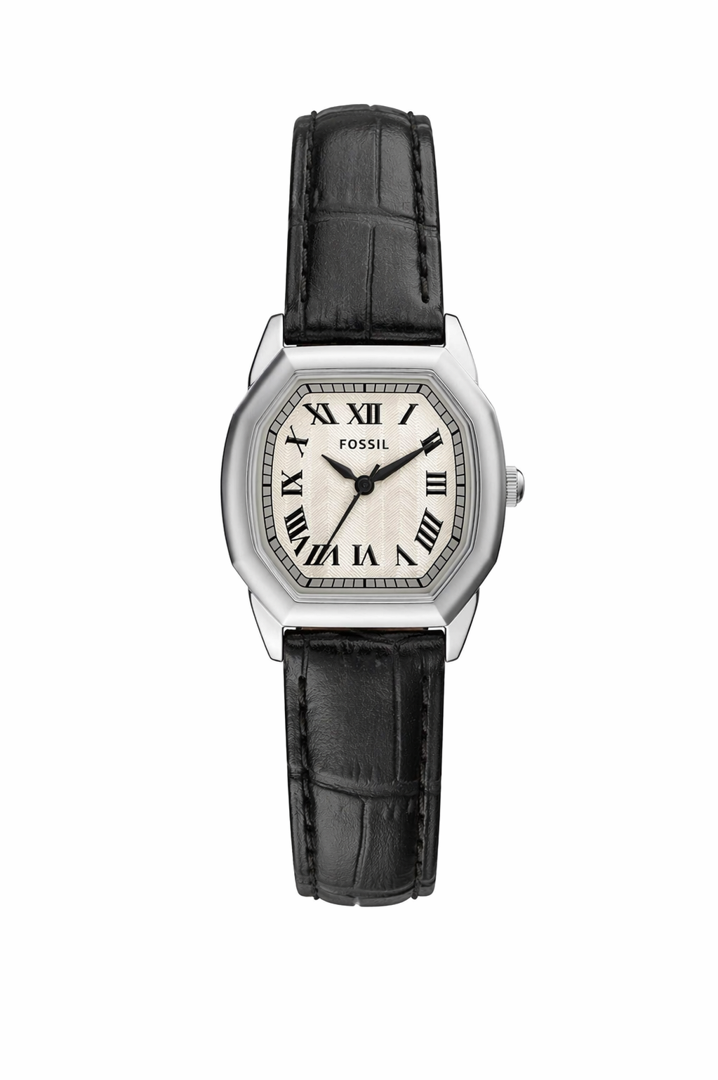 Fossil Harlow Black  Leather Strap