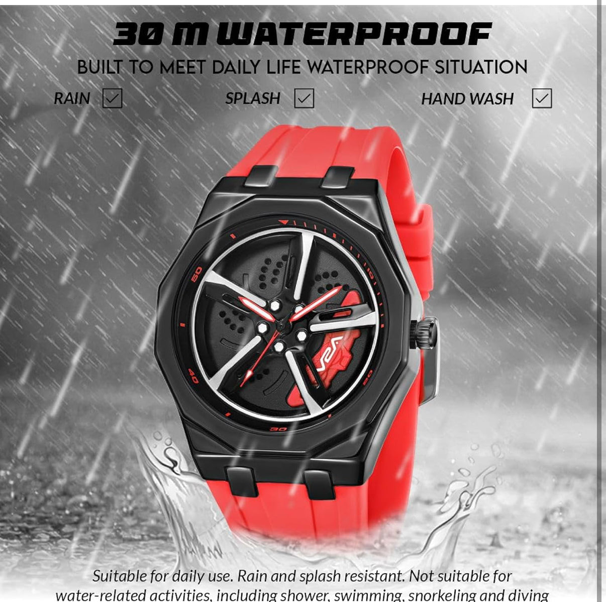 Read wheel black dial