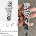 Guess Silver Triangle dial