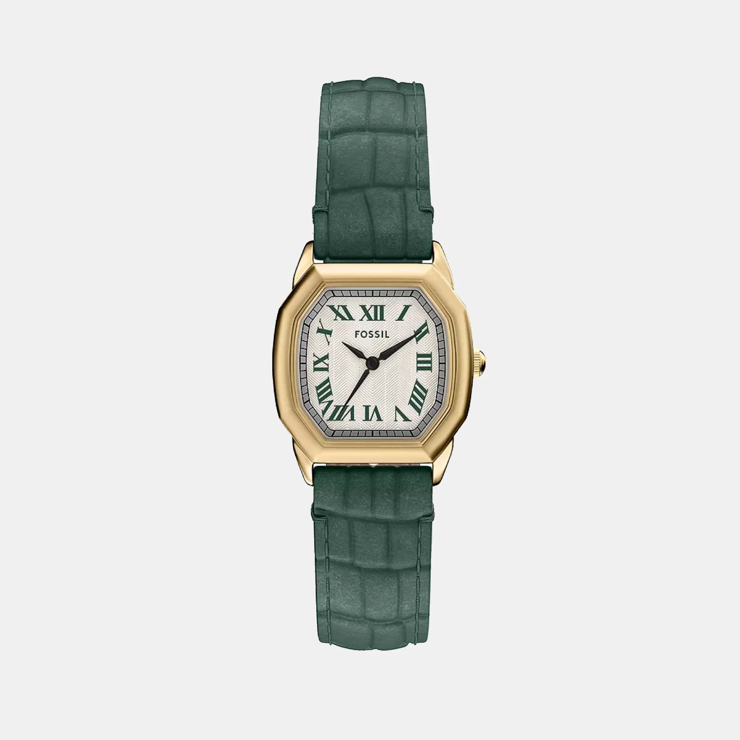 Fossil Harlow Green  Leather Strap