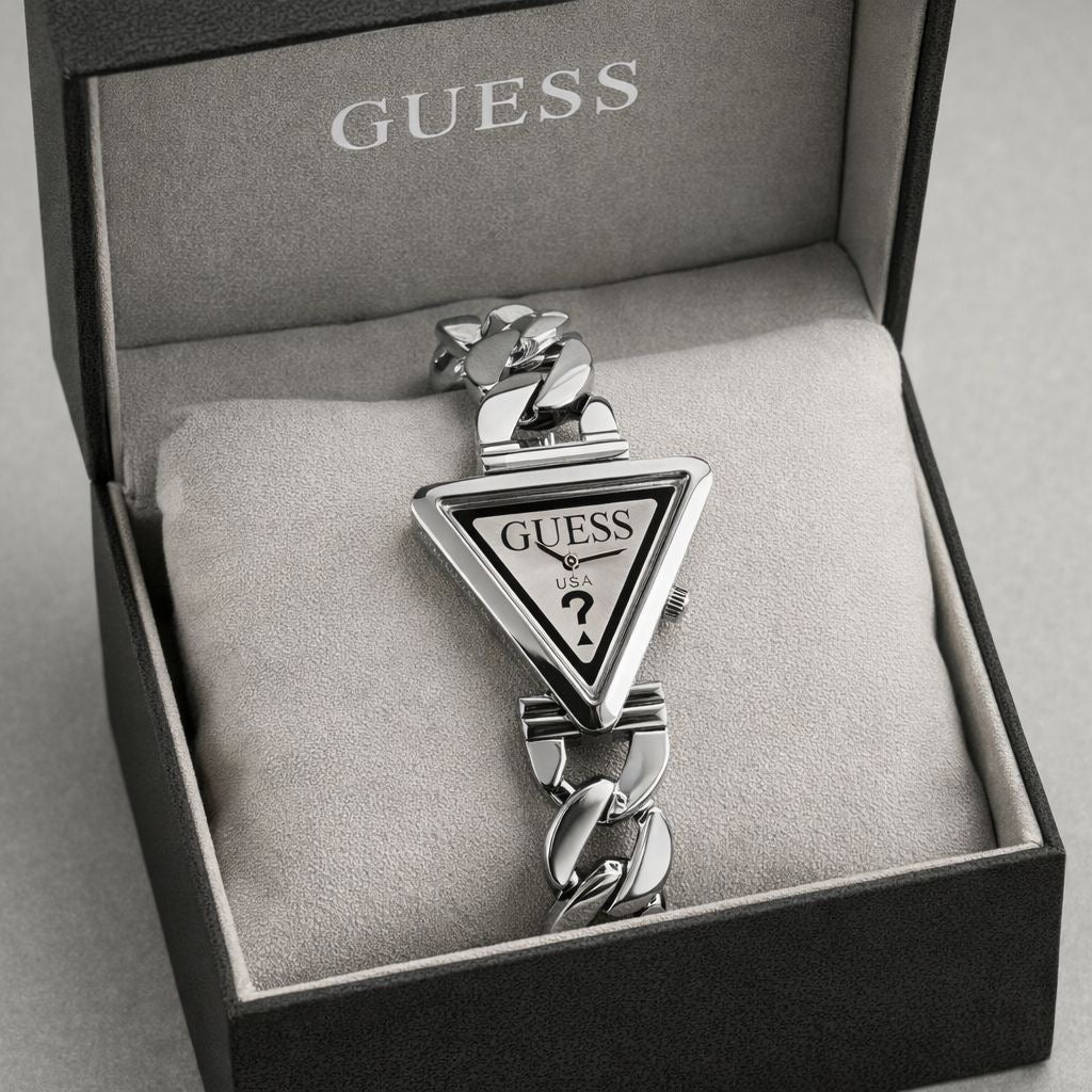 Guess Silver Triangle dial – TRP Collection