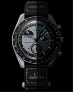 TRPOmega Speedmaster Moonswatch greyBlack with black belt