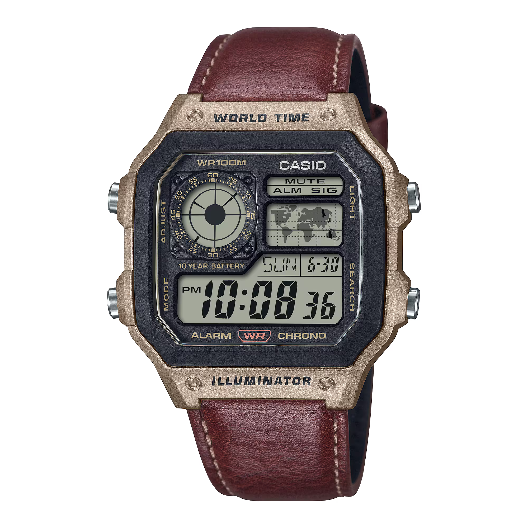 CASIO AE 1200 LEATHER