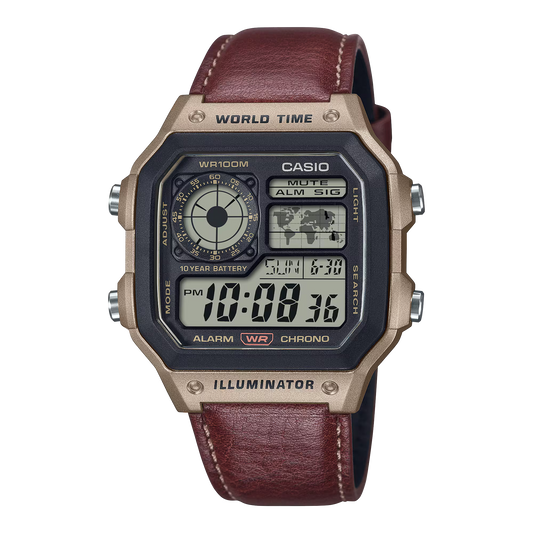 CASIO AE 1200 LEATHER