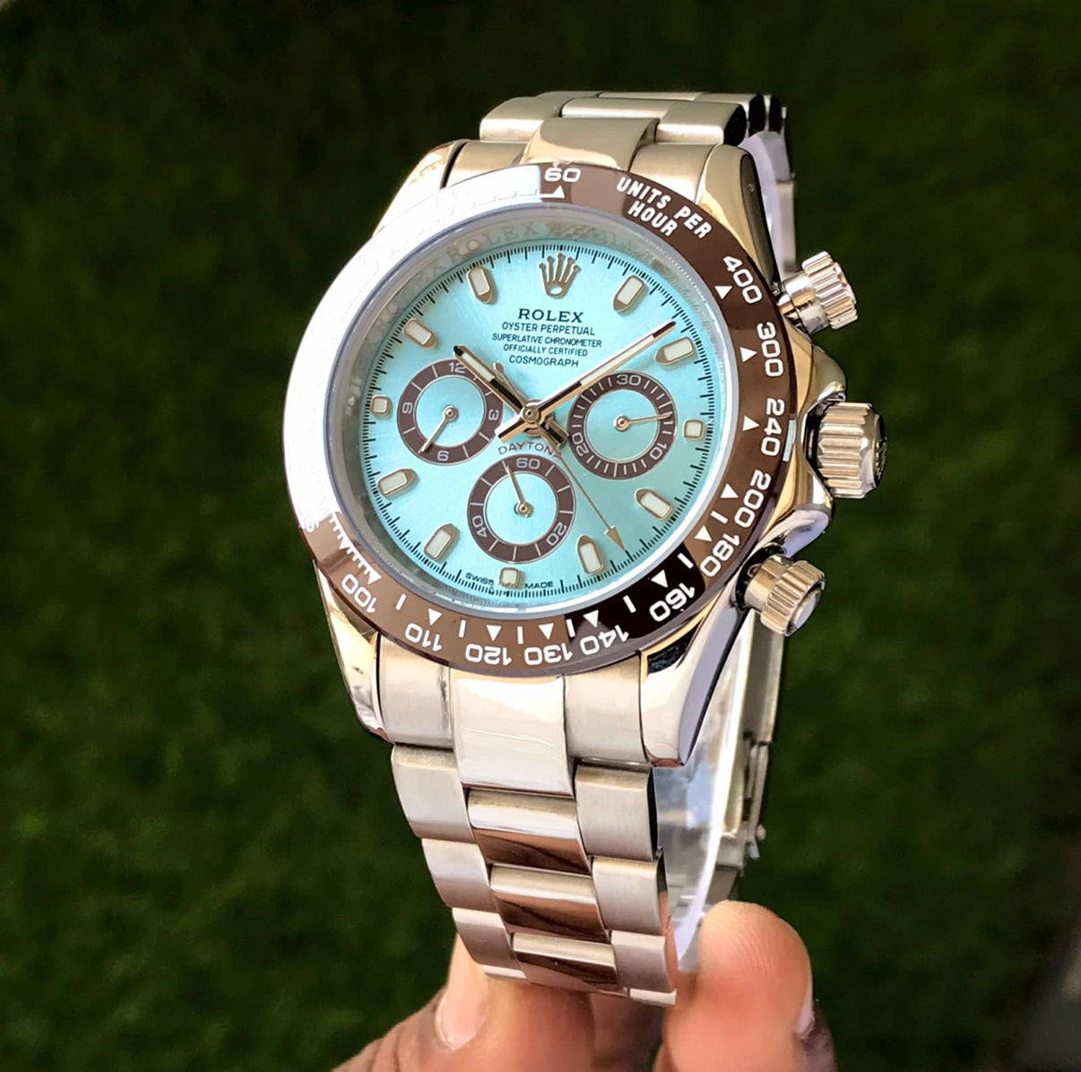 Oyster Perpetual Daytona Blau Rolex Daytona Cosmograph Stainless