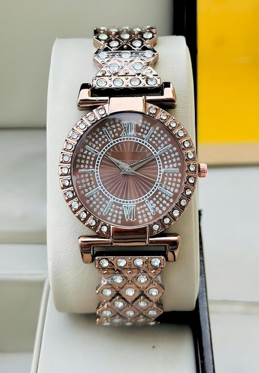 Brown Colour 𝕯𝖎𝖆𝖒𝖔𝖓𝖉 dial