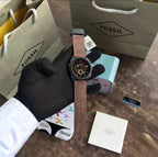 Fossil FS5251 Japanese Brown Dial & Brown Leather Strap Men’s Watch