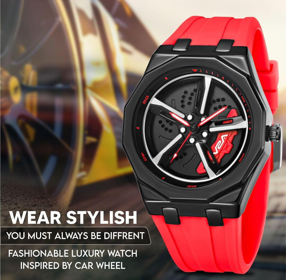 Read wheel black dial