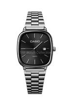CASIO QUARTZ VINTAGE BLACK DIAL WATCH