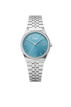 CASIO ANALOG MTP SILVER-Tiffny Blue