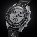 TRPOmega Speedmaster Moonswatch greyBlack with black belt