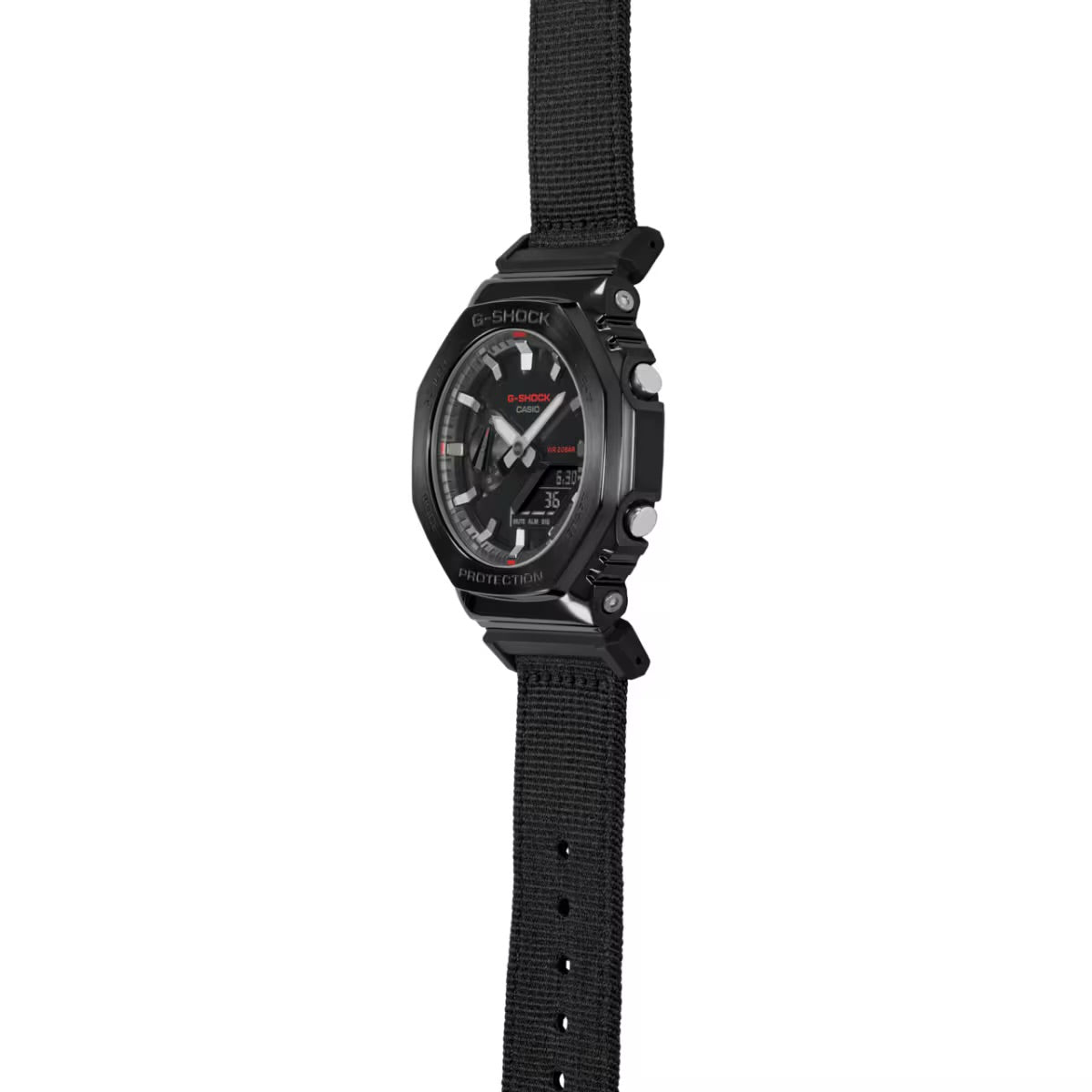 G-Shock G1373 Metal Case & Cloth Strap Full Black