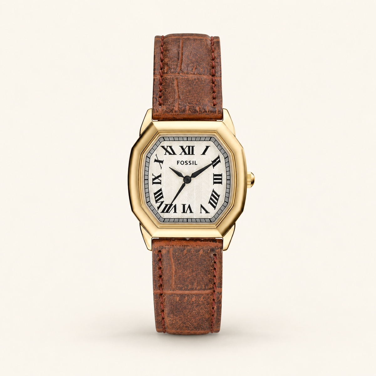 Fossil Harlow Brown Leather Strap
