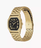 Fossil Harlow Gold  Black Stainless Steel Watch