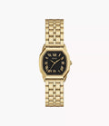 Fossil Harlow Gold  Black Stainless Steel Watch