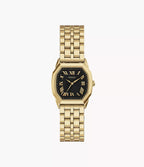 Fossil Harlow Gold  Black Stainless Steel Watch