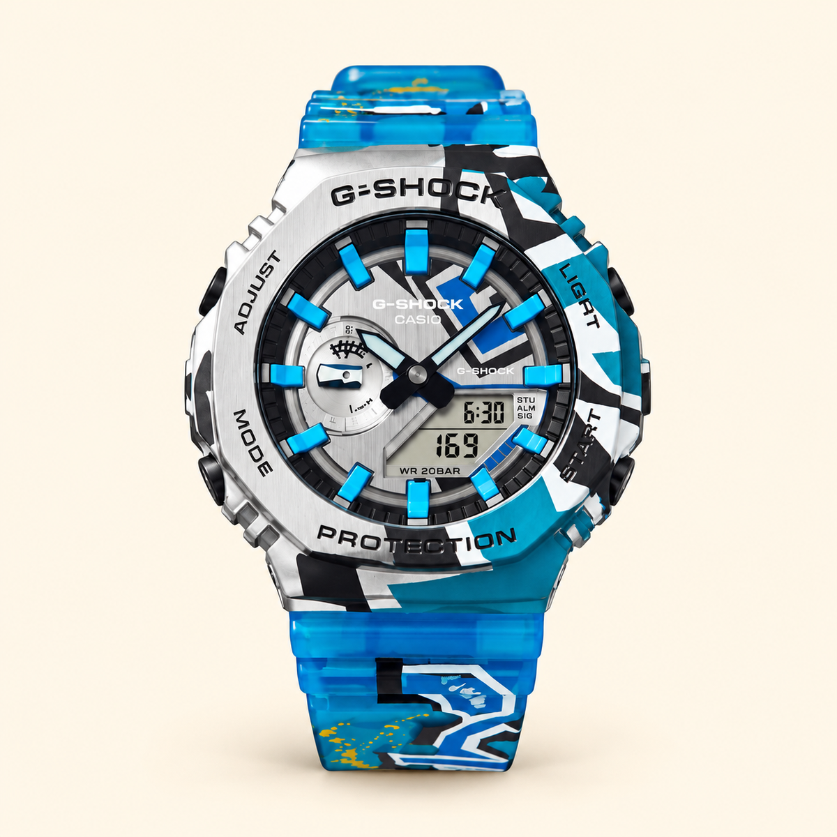 G-Shock GA 2100 spirit blue