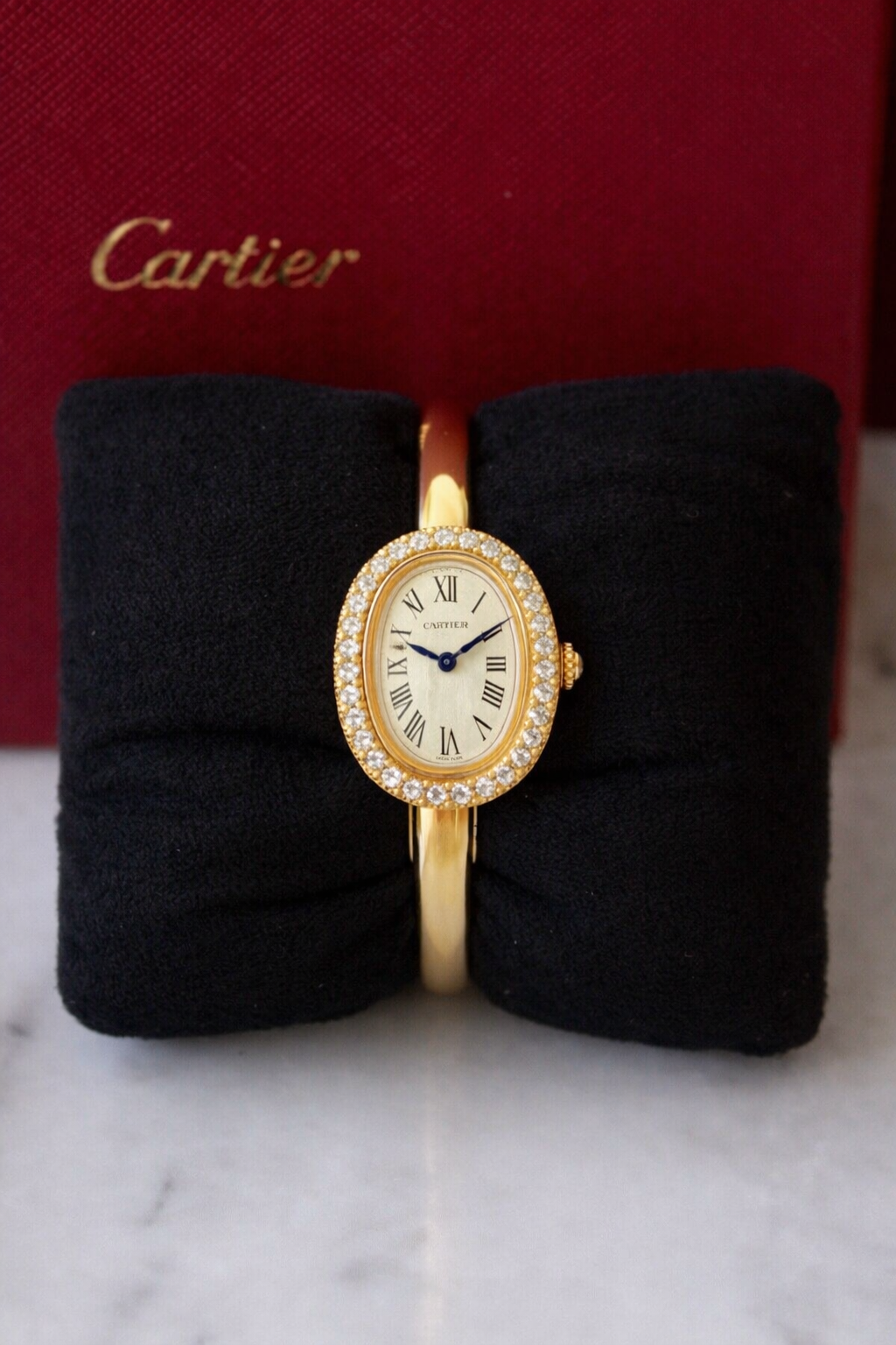 Cart*er Baignoire Gold Diamond case