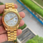 Rolex Day-Date 41 228238 Fluted Bezel White Dial