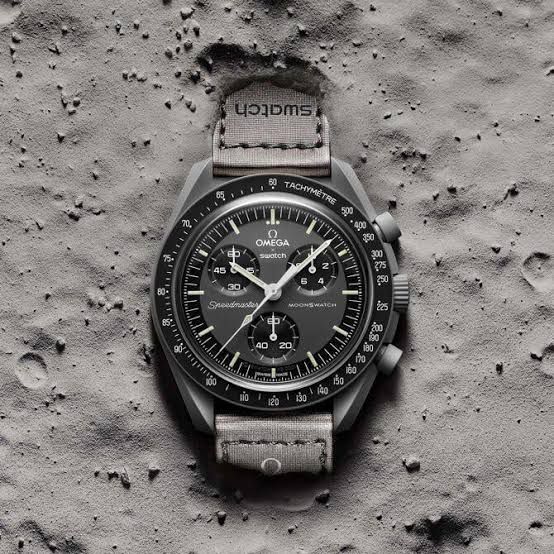 Omega Speedmaster Moonswatch Grey black