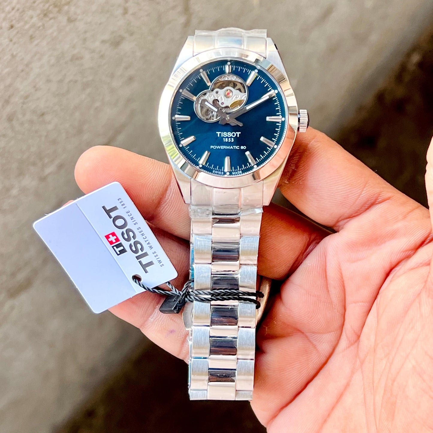 Tissot Gentleman Powermatic 80 Open Heart HIGH PREMIUM QUALITY AUTOMATIC