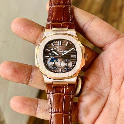 Patek Philippe Nautilus Case Size:40mm - Case Material:Rose Gold - Movement:Automatic Winding