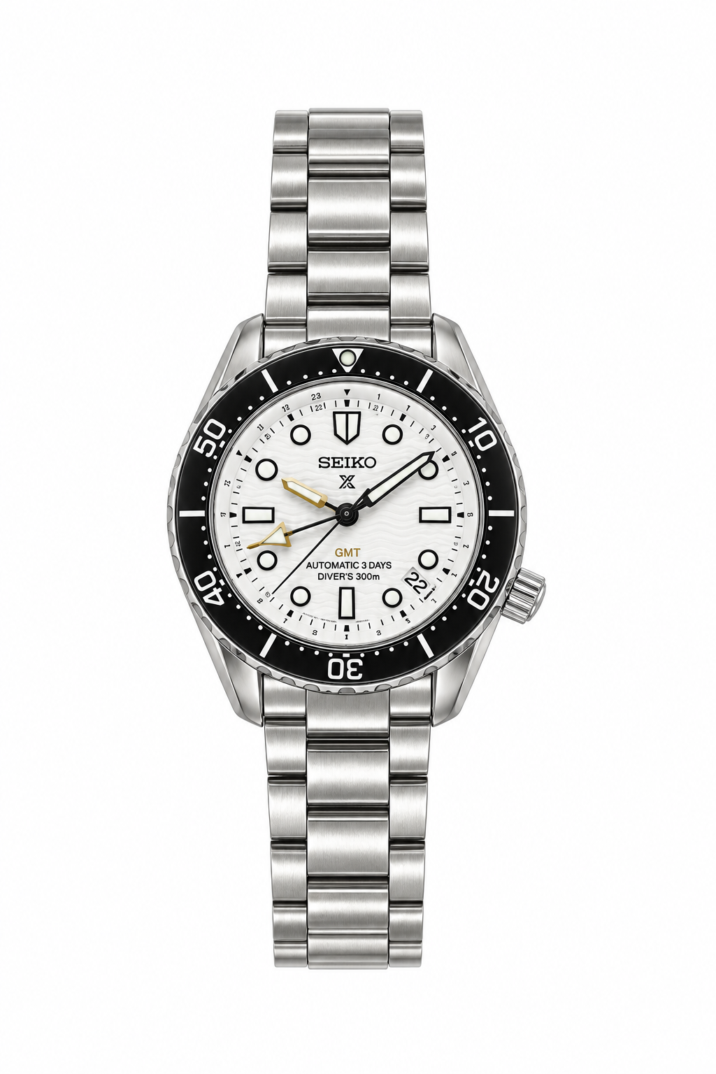 Seiko Prospex 1968 Heritage GMT White Dial Quartz Men's Watch