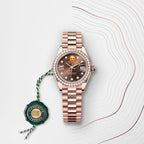 Role* Lady-Datejust
Oyster, 28 mm, Everose gold and diamonds (Automatic)