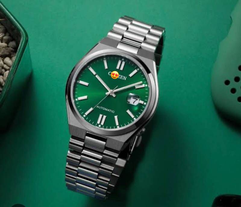 CITIZ*N ANALOG GREEN DIAL