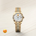 Role* Date just Woman Oyster, 31 mm, yellow gold (Automatic) Zr Quality