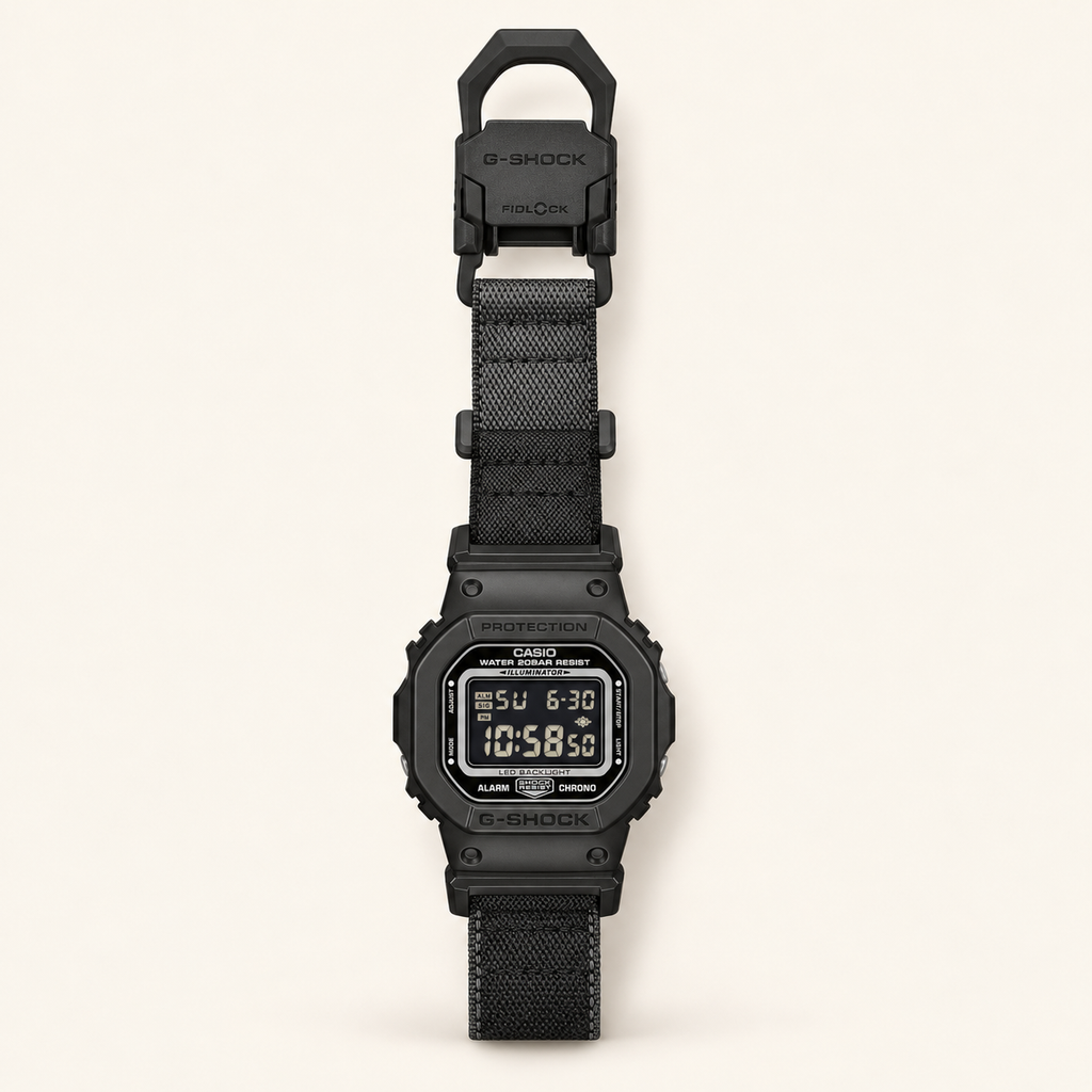 G-Shock 5600 Cloth Band Unisex Digital Watch