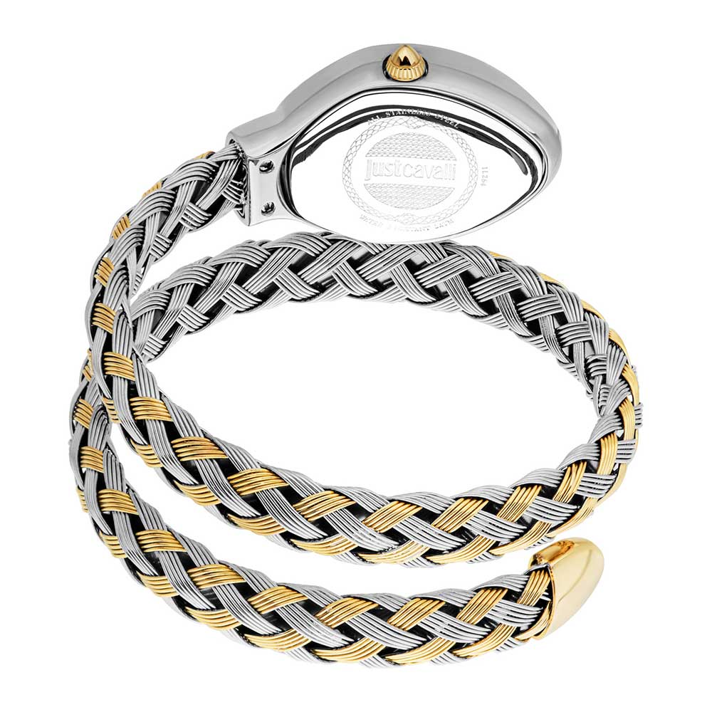 JUST C… Snack Watch TWO TONE GOLD WHITE