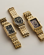 Fossil Harlow Gold  Black Stainless Steel Watch