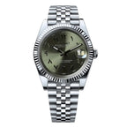 Seiko Mod Datejust "Green Arabic" Watch
