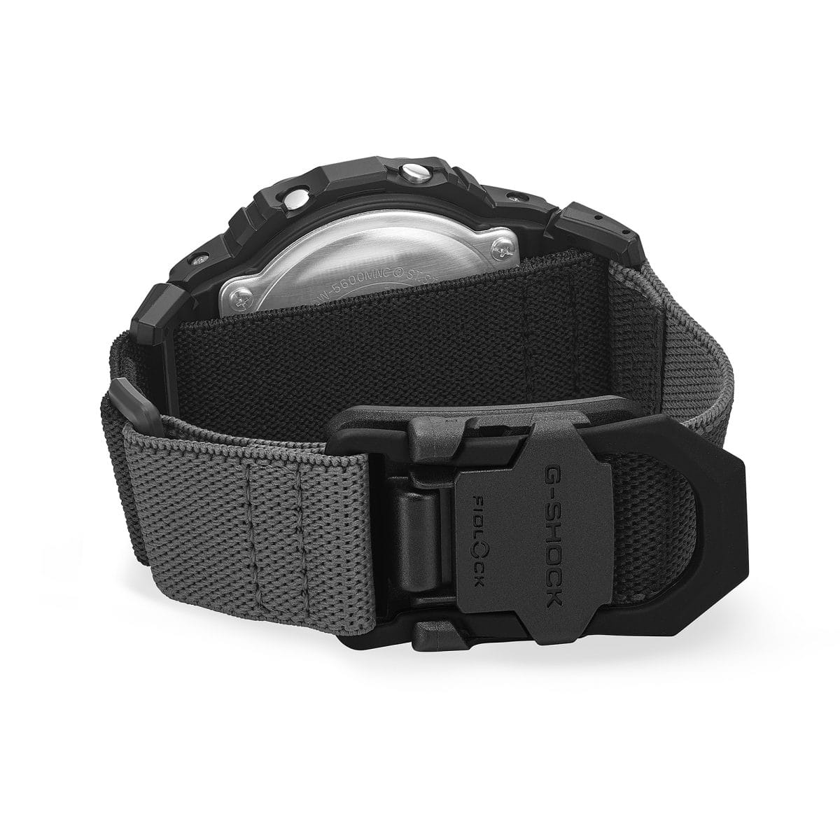 G-Shock 5600 – Black/Grey cloth band and clasp