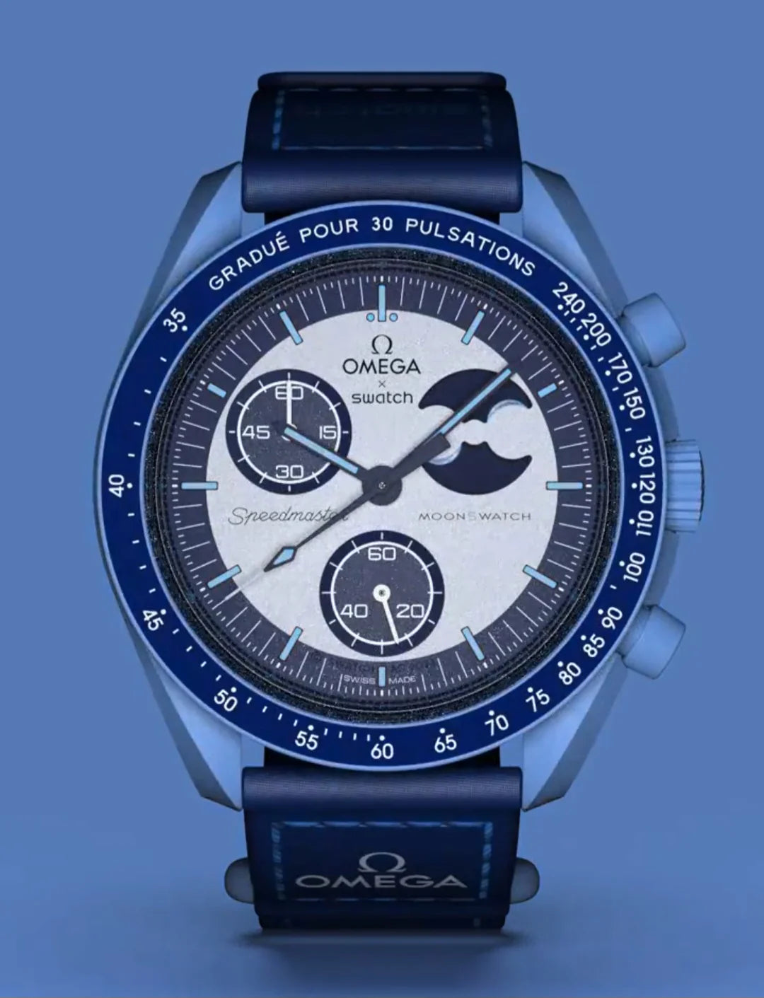 Omega Speedmaster Moonswatch Blue