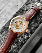 Tissot Skeleton Automatic White Dial