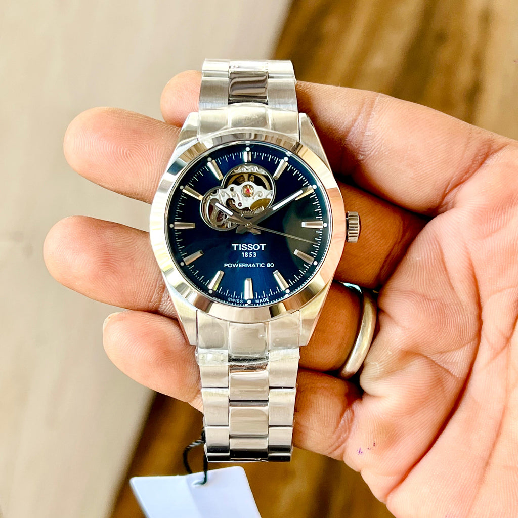 Tissot Gentleman Powermatic 80 Open Heart HIGH PREMIUM QUALITY AUTOMATIC