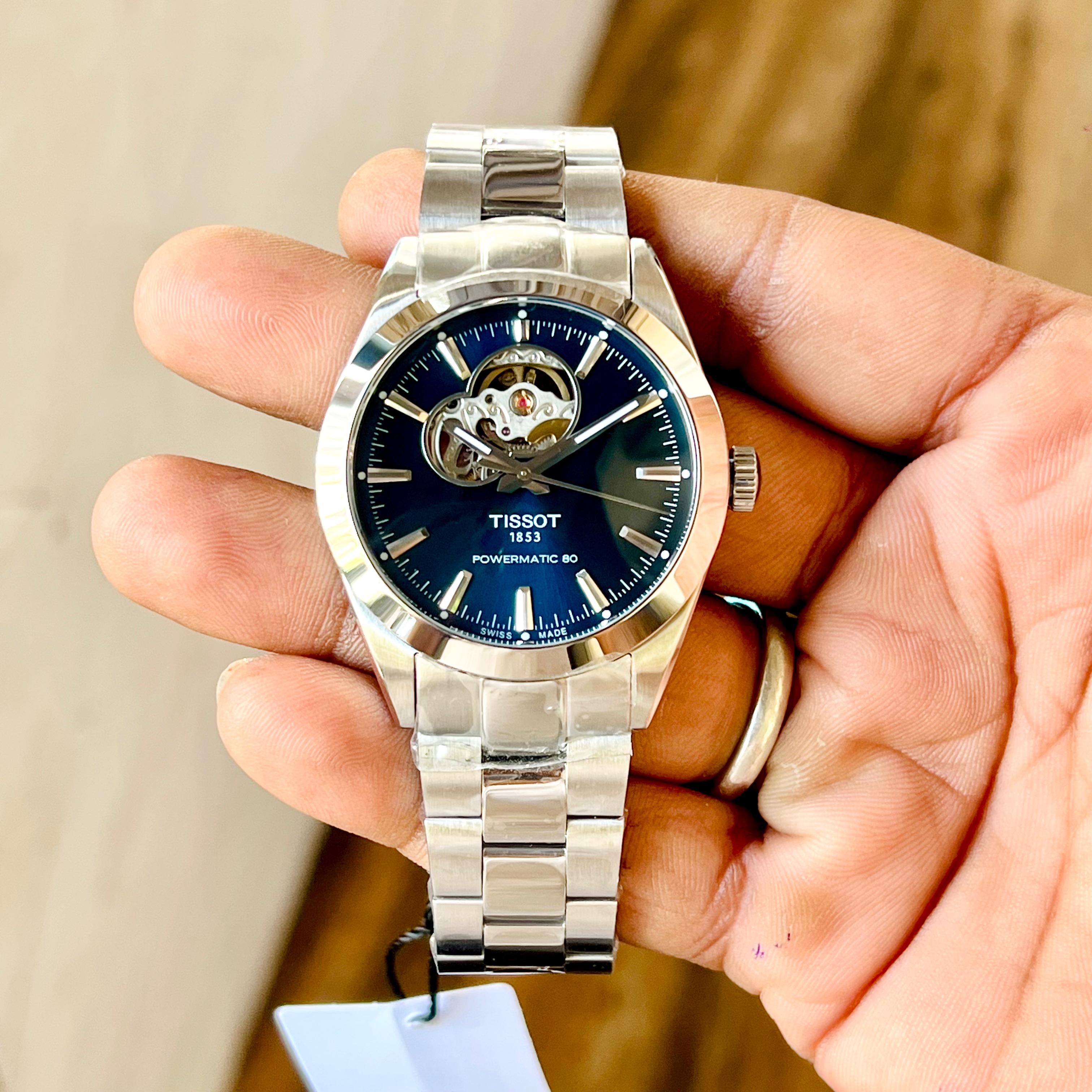 Tissot Gentleman Powermatic 80 Open Heart HIGH PREMIUM QUALITY AUTOMATIC