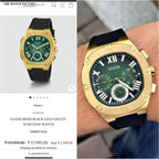 Guess mens black gold multi-function watch