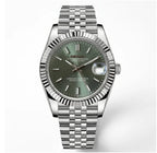Seiko Mod Datejust Mint Green
