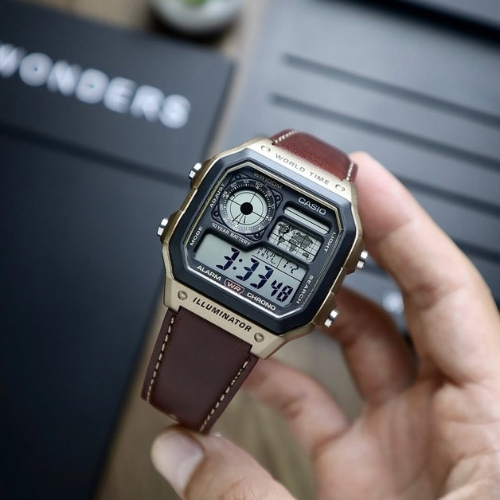 CASIO AE 1200 LEATHER