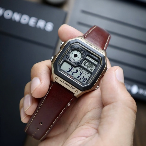 CASIO AE 1200 LEATHER