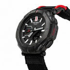 Casio Pro Trex Black/Red angled view