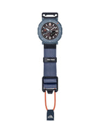 Casio Pro Trex Blue/Orange full strap view